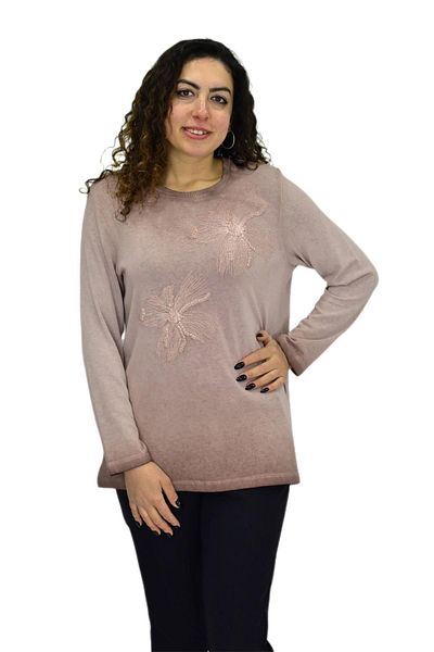 shine Women's Cotton Italian Sweater 4547 Bgl-St04094