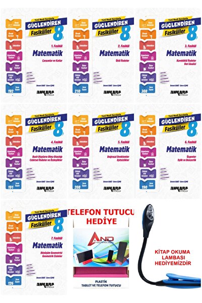 Ankara Yayıncılık 2024-2025 LGS 8 Sınıf Matematik Konu+Örnek Soru+Etkinlikler...