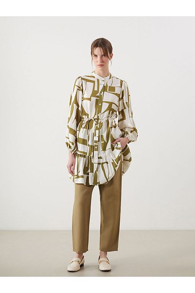 LC Waikiki Pantaloni de damă cu tăietură morcov cu talie elastică