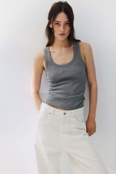 H&M Ribbed vest top