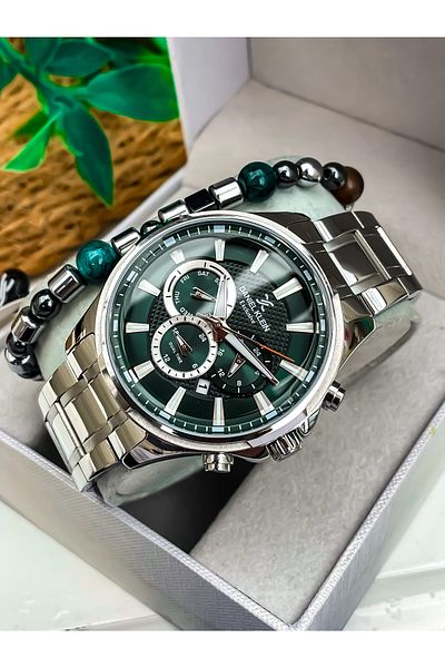 Daniel Klein Original Multifunction All Functions Active Ystainless Steel Men's Watch+ Bracelet Gift