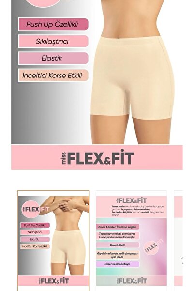 BK Pantaloni scurți cu corset fantomă, tăiați cu laser, fără urme