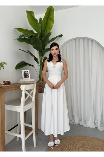 Moda Asmira Late Star Detailed Dress