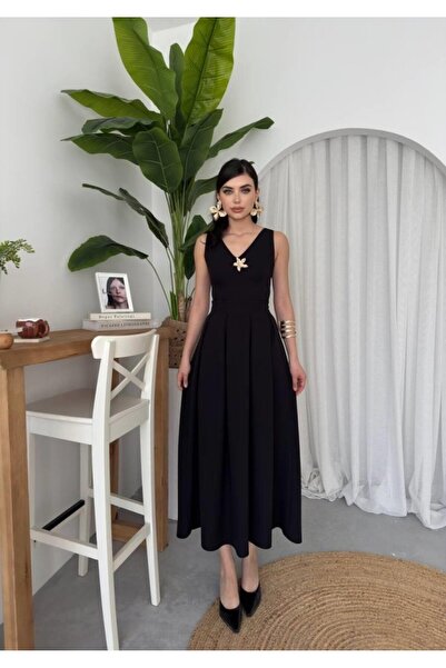 VirtuStore فستان دوا جييمنت بتفاصيل نجمة لاتيه