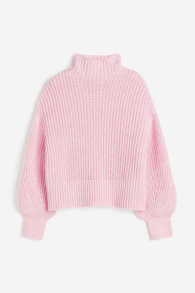 H&M Balloon-sleeved jumper