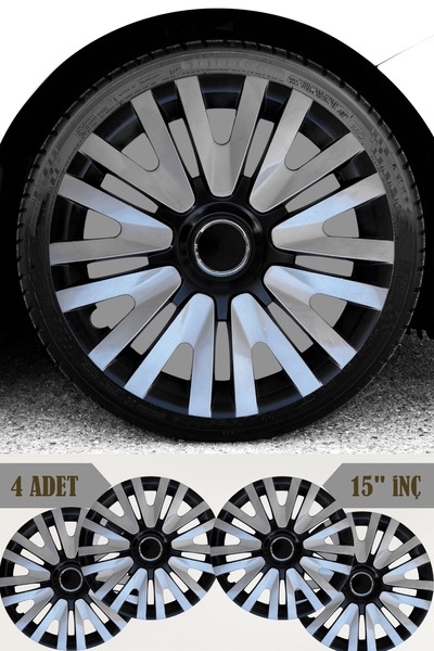 PackGar Opel Astra F G H J K 15'' İnç Jant Kapağı 4 ADET Çift Renk 308