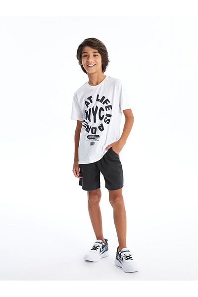 LC Waikiki Basic Boy Shorts with Elastic Waist