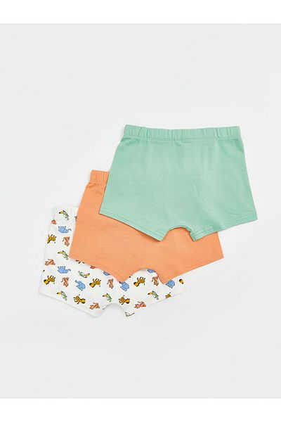LC Waikiki New Season Men's Elastic Waist Children's Boxers Made in Usa 3-Pack