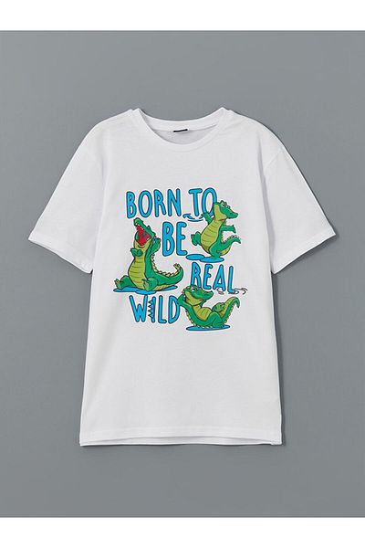 LC Waikiki Νέα σεζόν Crew Neck Boy's Tisort - S5JA73Z4