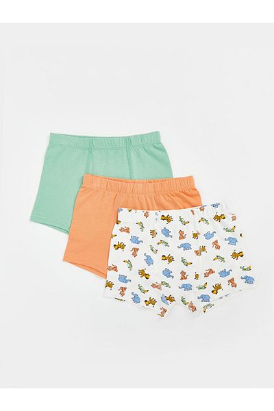 LC Waikiki New Season Men's Elastic Waist Children's Boxers Made in Usa 3-Pack