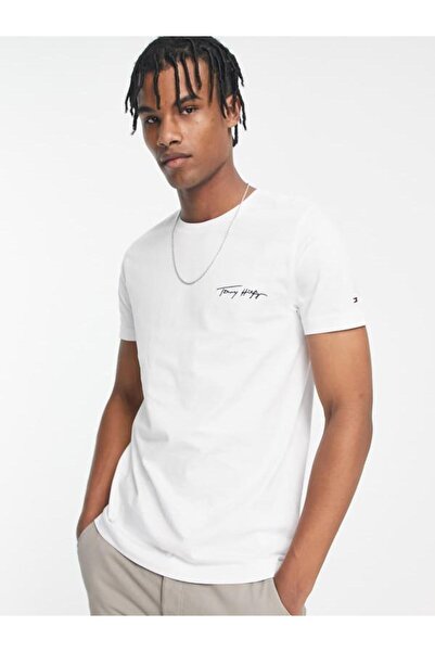 Tommy Hilfiger Signature Logo Embroidery T-Shirt