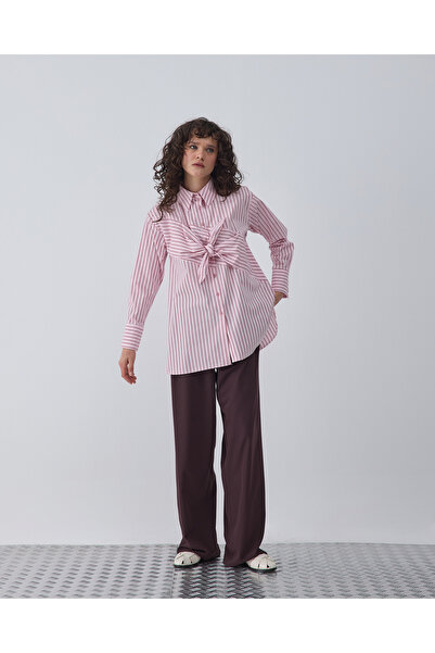 BEWS Bow Çizgili Gömlek