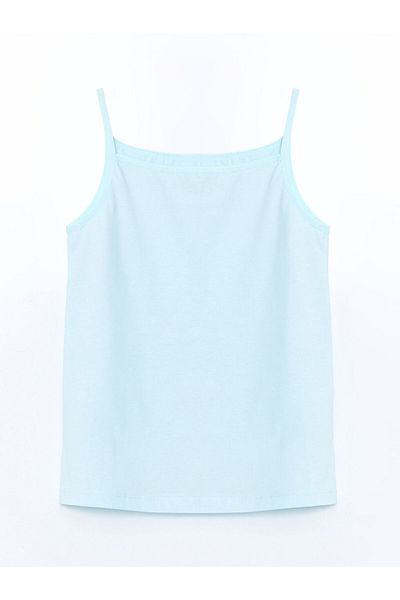 LC Waikiki New Season Square Collar Girl's Undershirt - S5Gr07Z4