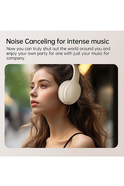 Fingertime ANC Wireless Bluetooth Headset, Over-Ear Active Noise Reduction with Low Delay Game Mode for Gaming