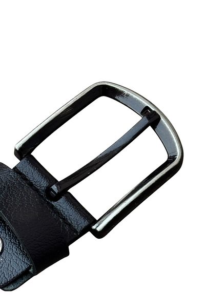 Süzer Deri 4 Cm. Replacement Belt Buckle with Screws Genuine Leather Black