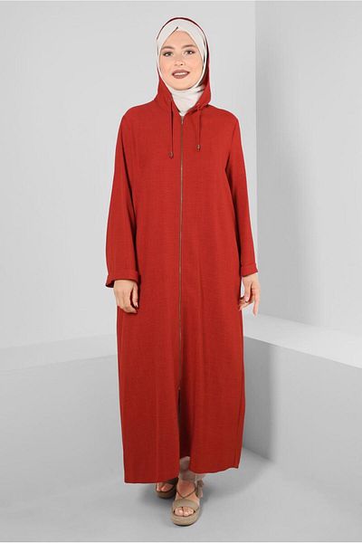 Alvina Hooded Cap with Tie Back Detail 43830