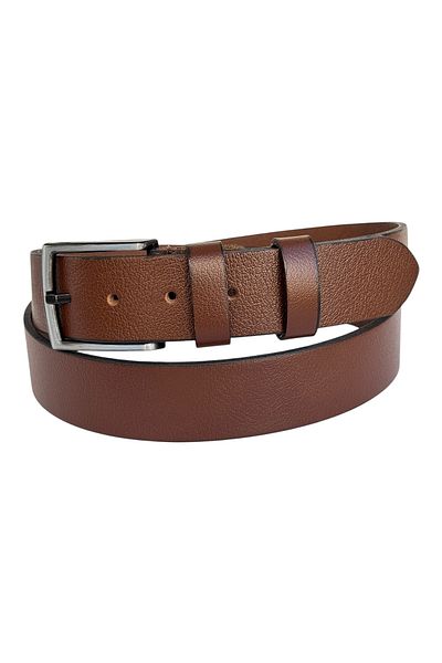 Süzer Deri Battal Size 4 Cm. Buckle Sports Men's Belt Flat Model