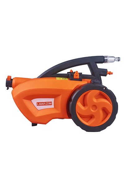 Lawazim 1200W High-Pressure Washer – Power Cleaner with 6 Accessories, Wheels & Soap Dispenser