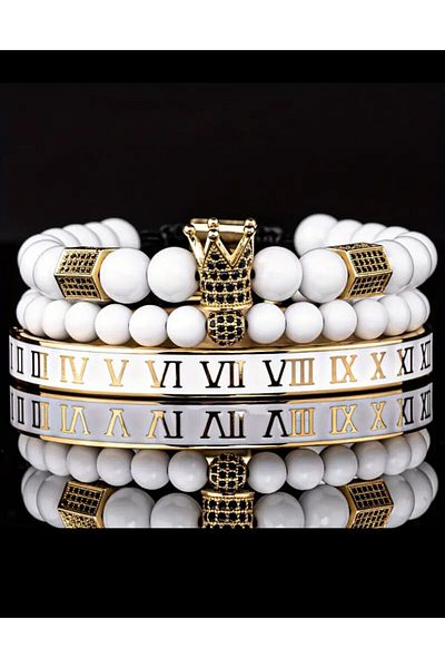 JORG ZENN Jz2895 Men's Bracelet Set