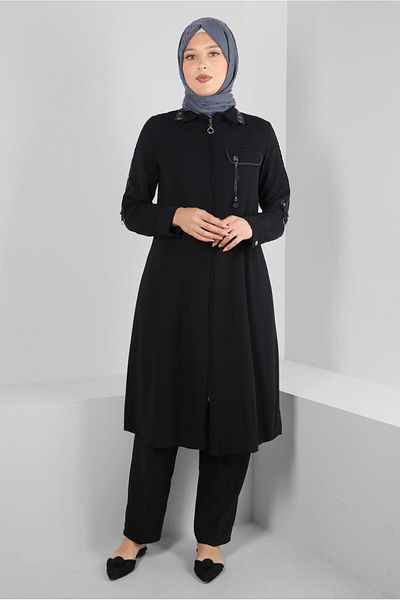 Alvina EYE DETAILED ZIPPERED CLOTHES 20373