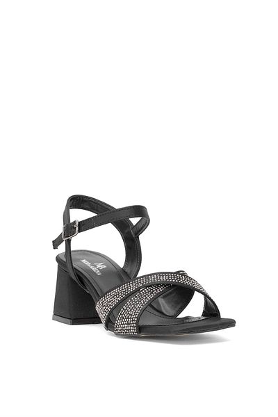 Ayakkabı Fuarı Elit Brk2018S Women's Buckle Classic Heeled Shoes Black