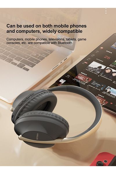 FlashHawk Over-Ear Bluetooth Wireless Headphone,3D Stereo Sound Gaming Headset, TF card/Wired/Wireless