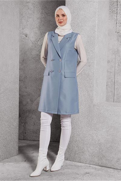 Alvina Kruvaze Collar Vest 45219