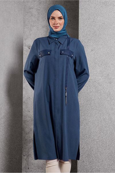 Alvina Shirt Collar Tunic 45194