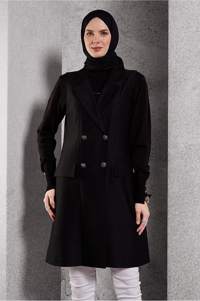 Alvina Kruvaze Collar Vest 45219