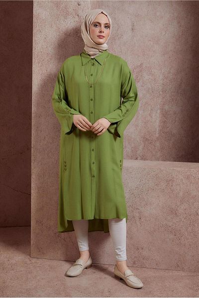 Alvina Viscose Tunic 44420 - Ψηλό και άνετο σχέδιο