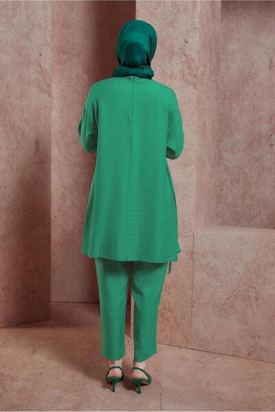 Alvina Bicycle Collar Trousers Suit 44436