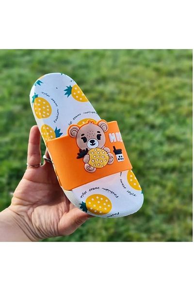 GEZER Model de ananas pentru fete, piscină anti-alunecare, baie de mare, podea umedă și papuci de zi cu zi