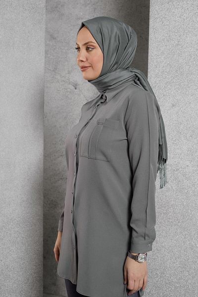 Alvina Shirt Collar Tunic 45295