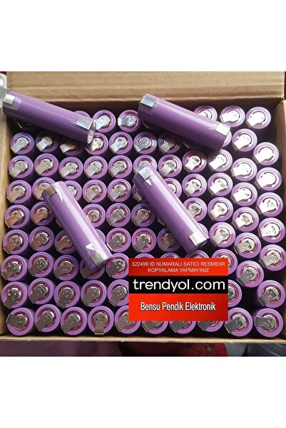 Bosch Puntalı 18650 Pil Puntalı 18650 7000mah Powerbank Pili 1 Adet Bensu Elektronik Kocadere