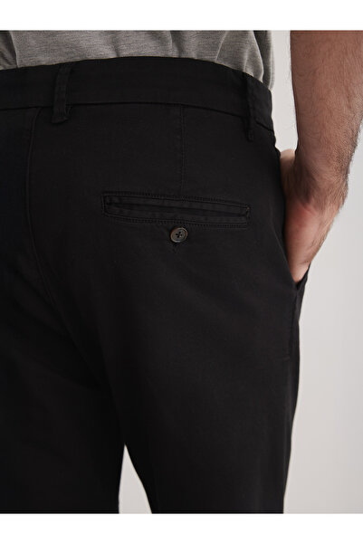 JUD Lucas 96 Men's Comfortable Fit Black Chino Pants Lycra