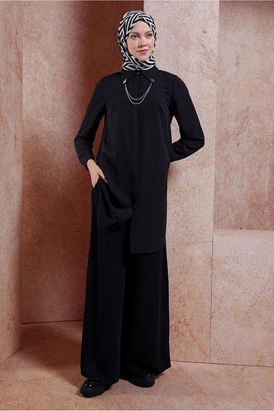 Alvina Hijab Tunic - Λεπτομέρεια αλυσίδας, Μοντέλο 44656