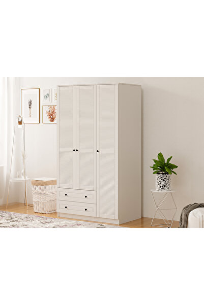 Rabi Diva Country 3 Kapaklı 2 Çekmeceli Gardırop