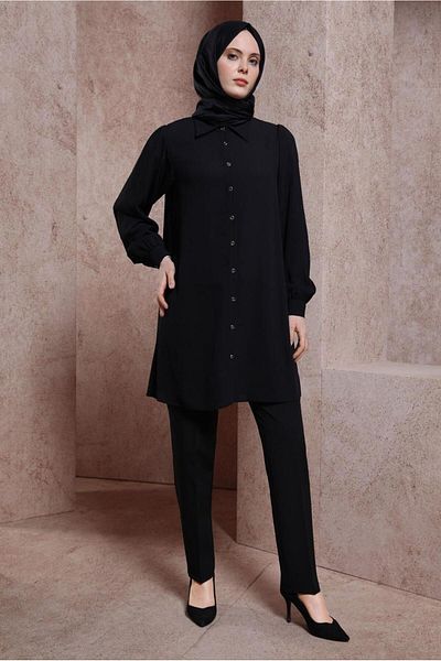 Alvina SHIRT COLLAR TUNIC 44474