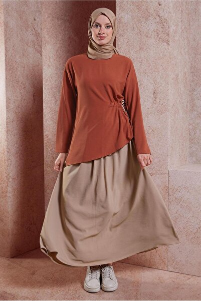 Alvina BELİ LASTİKLİ ETEK 60566