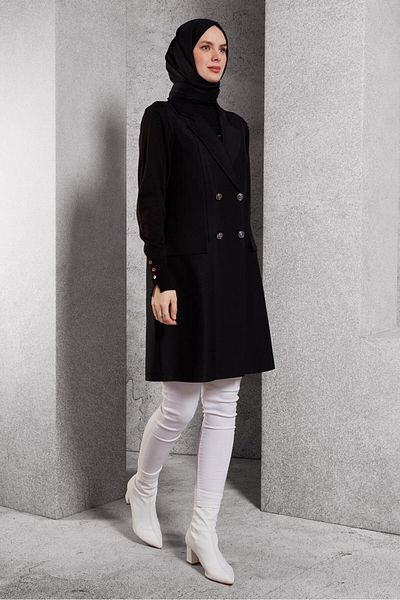 Alvina Kruvaze Collar Vest 45219