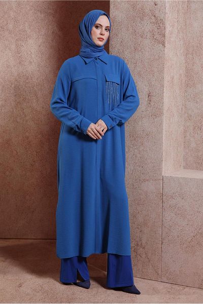 Alvina STONE DETAIL LONG TUNIC 43906