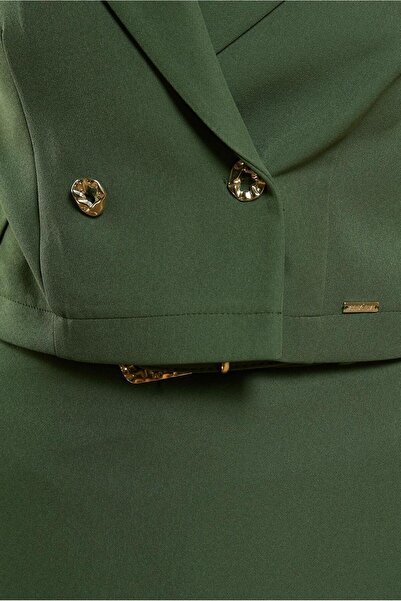 Alvina 45070 Model Belted Skirt Set