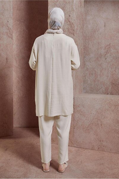 Alvina Bicycle Collar Trousers Suit 44436