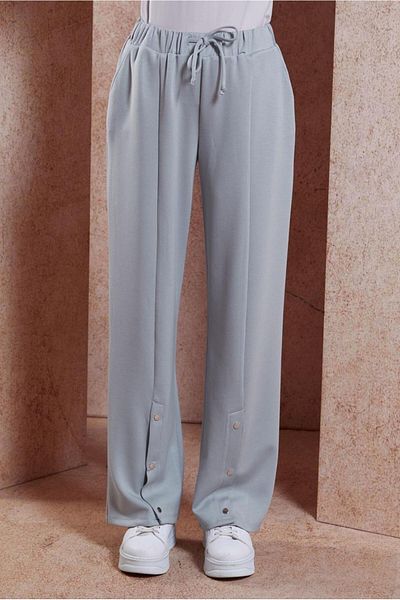 Alvina Knitted Trousers 70701 - Snap Detail