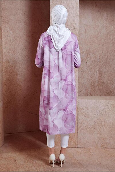 Alvina 44779 Μοντέλο Μοτίβο Hijab Τουνίκ