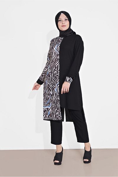 Alvina Patterned Tunic 2874 - Comfortable Fit