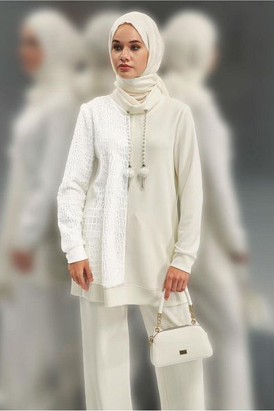 Alvina 45128 Model Pants Tracksuit Set