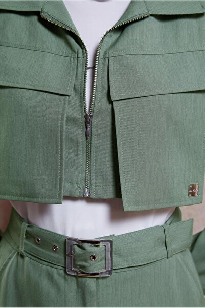 Alvina KEMERLİ CEKETLİ ETEKLİ TAKIM 44460