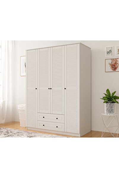 Rabi Diva Country 4 Kapak 2 Çekmeceli Gardırop