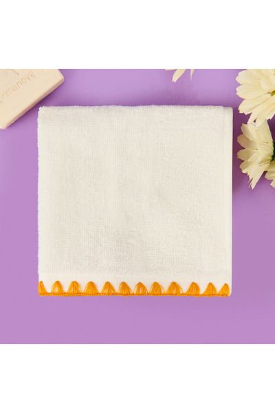 Evidea Soft Lea Hand Towel - White - 30X40 cm